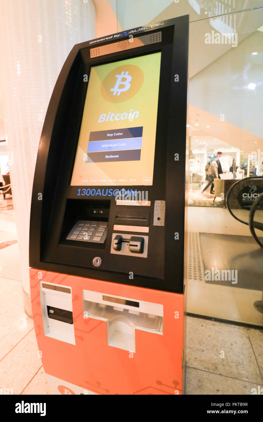 A!   delaide Australia 15th September 2018 An Atm Selling Bitcoin - 